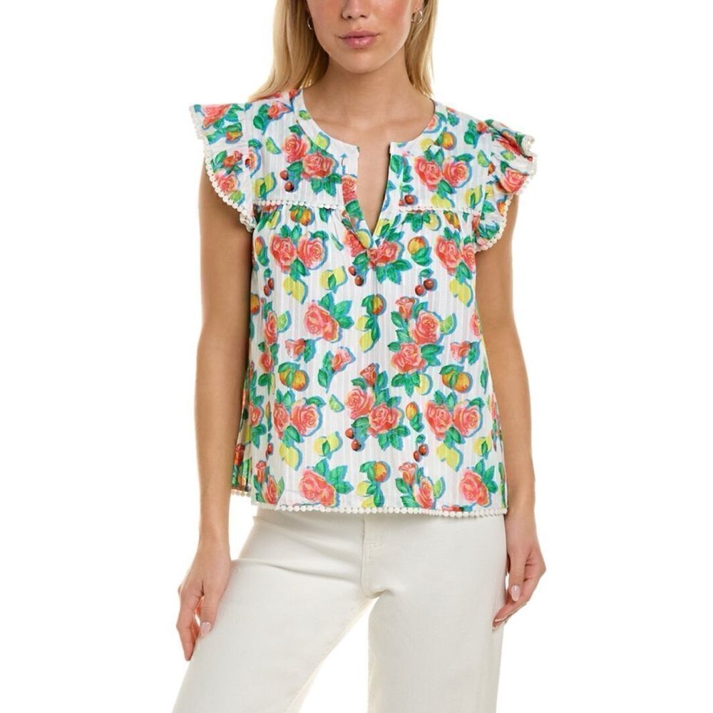 Roller Rabbit Ponderosa Etta Top Size L / M